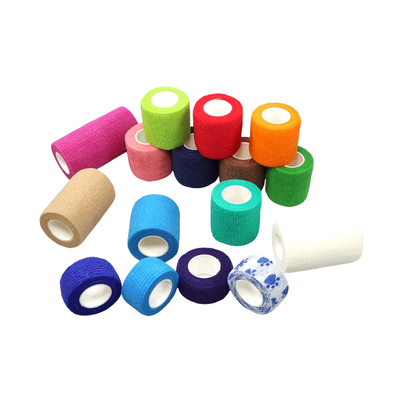 Naturlig lateks/lateksfri (ingen protein) elastisk selvklebende bandasjeomslag